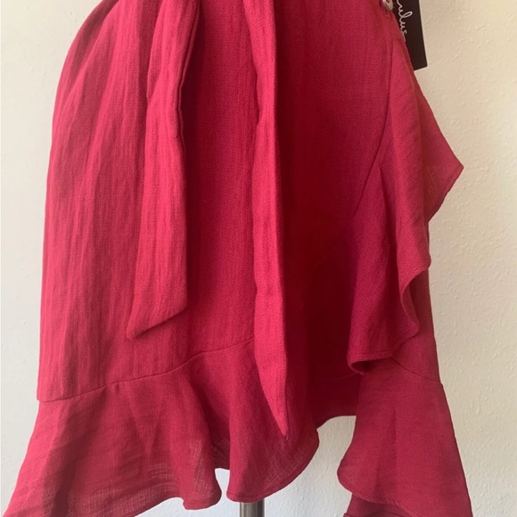 Lulus XS /S Ruffle Wrap Dress - Picture 5 of 8